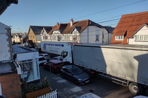 The quiet Cardiff road mobbed by huge HGVs where it's impossible to park